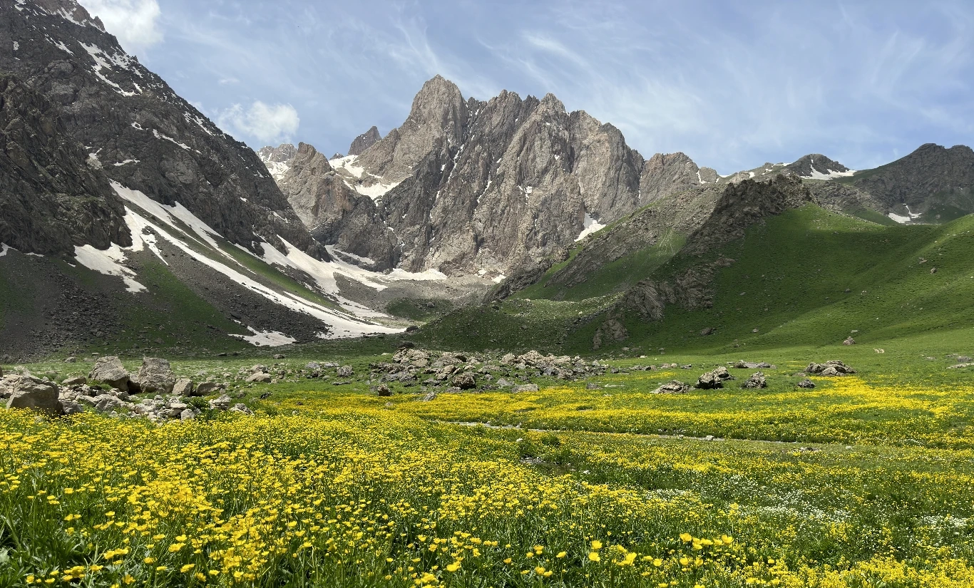 MAYIS AYINDA BUZULLARIN ARASINDA HAKKARİ'DE BİR BAHAR MASALI  - Fotoğraf 1